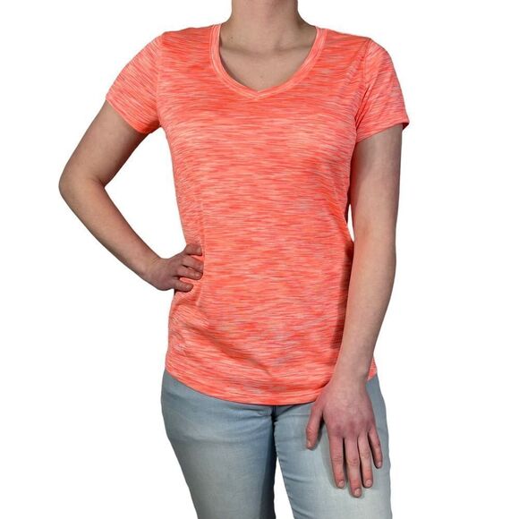 RBX Pink V-Neck Workout Shirt - Picture 1 of 6